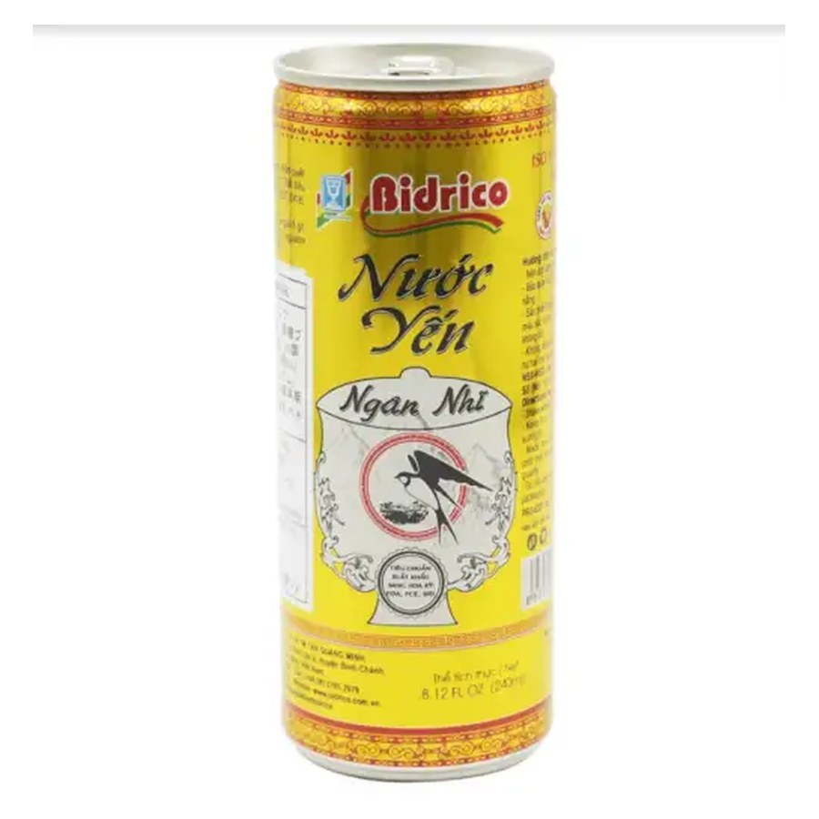 Nước yến ngân nhĩ Bidrico 240ml